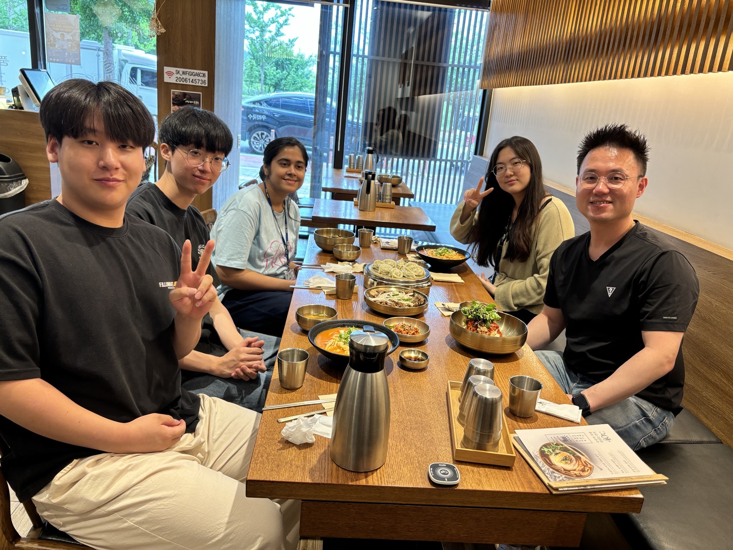 Lab lunch after the conference